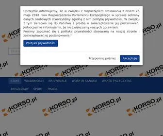 Korsosanockie.pl(Wiadomości) Screenshot