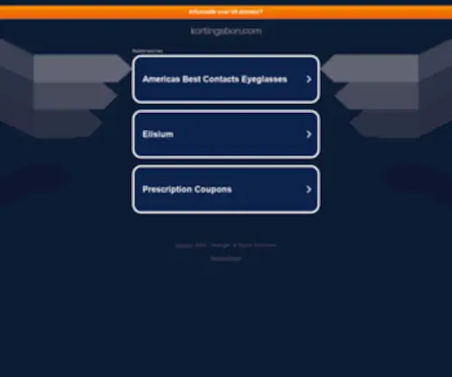 Kortingsbon.com(kortingsbon) Screenshot