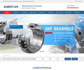 Korton-Bearing.com(Home-KORTON Bearing Industries Limited) Screenshot