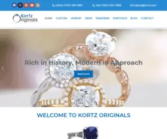 Kortz.com(Denver Custom Jewelry) Screenshot