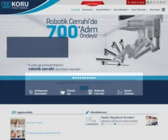 Koruhastanesi.com(Koru Sağlık Grubu) Screenshot