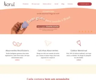 Korui.com.br(Home) Screenshot
