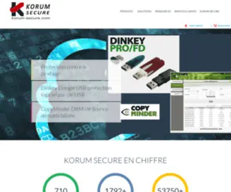 Korum-Secure.fr(KORUM SECURE) Screenshot