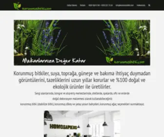 Korunmusbitki.com(Korunmuş Bitkiler) Screenshot