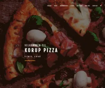 Koruppizza.dk(Korup Pizza) Screenshot