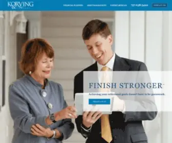 Korvingco.com(Financial Planner & Retirement Planning Financial Planning) Screenshot