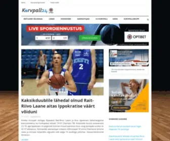 KorvPall24.ee(#1 korvpalliportaal Eestis) Screenshot