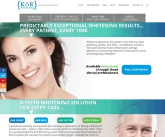 Korwhitening.com(Simply Whiter Teeth) Screenshot