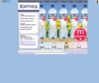 Korytnica.eu(Prírodná minerálna voda) Screenshot