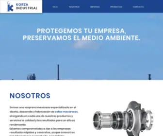 Korzaindustrial.com(Sellos Mecánicos en Guadalajara) Screenshot