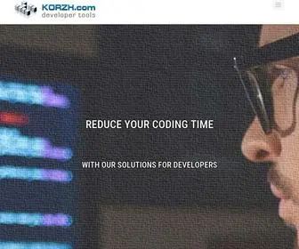 Korzh.com(Developer tools) Screenshot