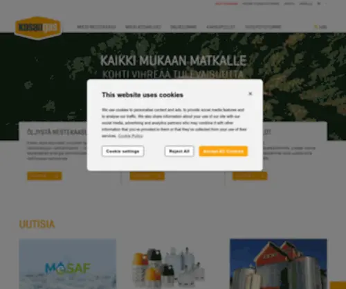 Kosangas.fi(Kosan Gas) Screenshot