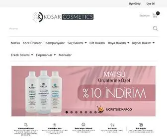 Kosarcosmetics.com(Koşar Cosmetics) Screenshot