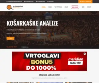 Kosarkaskeanalize.com Screenshot