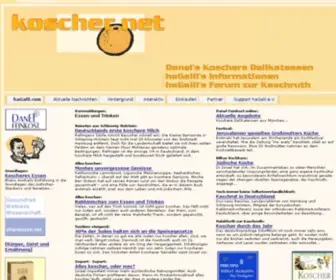 Koscher.net(Koscher in Europa) Screenshot