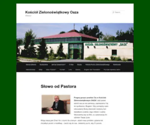 Koscioloaza.org(Kościół Zielonoświątkowy Oaza) Screenshot