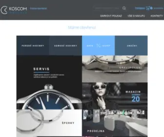 Koscom.cz(Hodinky Koscom) Screenshot