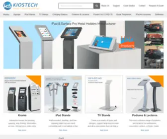 Kosdisplay.com(IPad Stand Manufacturer and Kiosk Factory from China) Screenshot