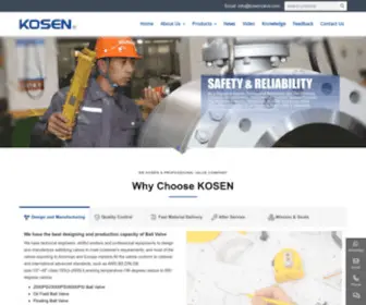 Kosen-Valve.com(KOSEN VALVE CO) Screenshot