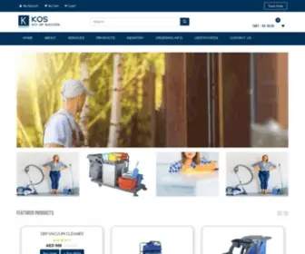 Kosequipment.com(KOS Cleaning Equipment) Screenshot