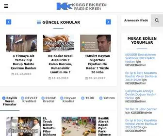 Kosgebkredi.net(O FAİZLİ KREDİ) Screenshot