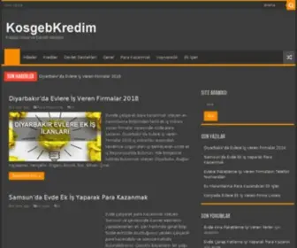 Kosgebkredim.net(Faizsiz Kredi Hibe ve Destekler) Screenshot