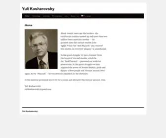 Kosharovsky.com(Kosharovsky) Screenshot