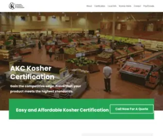 Kosheratlanta.org(AKC Kosher Certification) Screenshot