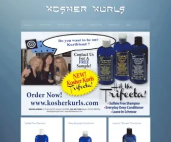 Kosherkurls.com(Kosher Kurls) Screenshot