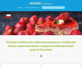 Kosherkv.cl(KV Kosher Certificación) Screenshot