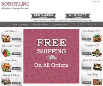 Kosherline.com(Kosher Gifts) Screenshot