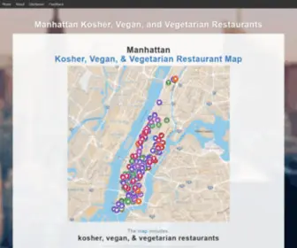 Koshermap.nyc(Manhattan Kosher Map) Screenshot