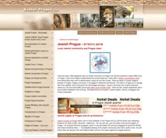 Kosherprague.com(Jewish Prague) Screenshot