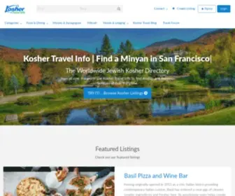 Koshertravelinfo.com(Kosher Travel Info) Screenshot