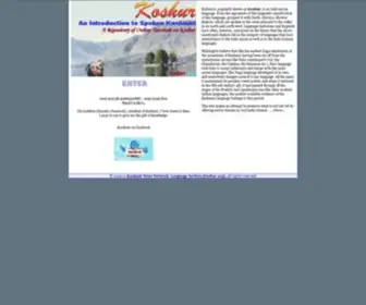 Koshur.org(An Introduction to Spoken Kashmiri) Screenshot