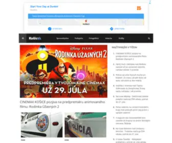 Kosicak.sk(Aktuálne spravodajstvo z mesta Košice) Screenshot