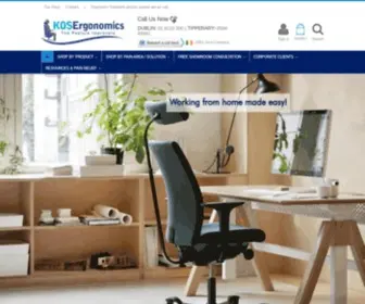 Kos.ie(KOS Ergonomic Solutions) Screenshot