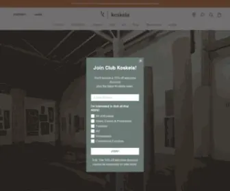 Koskela.com.au(A space for innovative & inspiring furniture & homewares. koskela) Screenshot