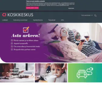 Koskikeskus.fi(Kauppakeskus Koskikeskus Tampere) Screenshot