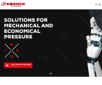 Kosmek.eu(MECHANICAL AND ECONOMICAL PRESSURE) Screenshot