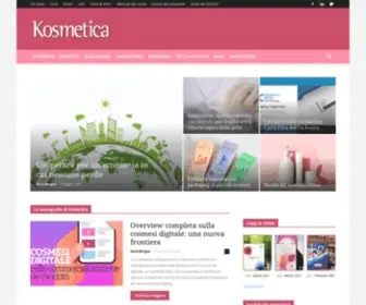 Kosmeticanews.it(Kosmetica) Screenshot