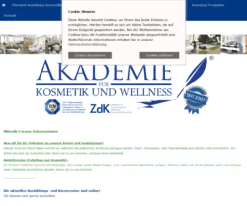 Kosmetik-Akademie.com(Fußpflege) Screenshot