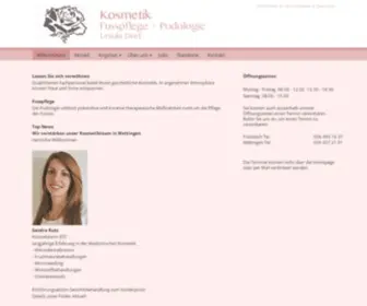 Kosmetik-Dort.ch(Schönheitssalon) Screenshot