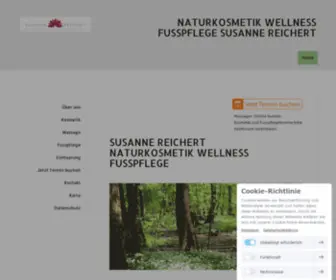 Kosmetik-Wellness-Reichert.de(Susanne Reichert Naturkosmetik Wellness Fusspflege) Screenshot