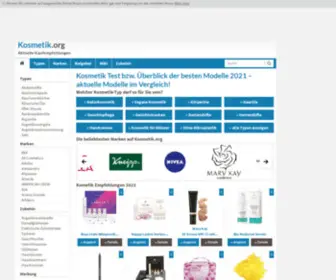 Kosmetik.org(Kosmetik Test & Vergleich 10/2021) Screenshot