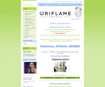 Kosmetika-Sleva.cz(Oriflame registrace) Screenshot