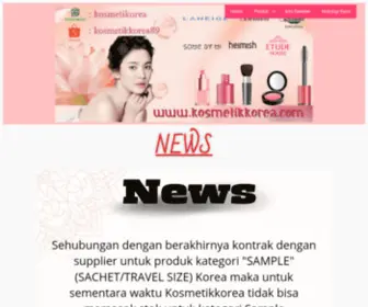 Kosmetikkorea.com(Jual Kosmetik Korea Grosir Original) Screenshot