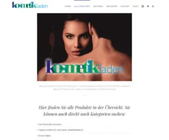 Kosmetikladen.ch(Kosmetik online bestellen) Screenshot