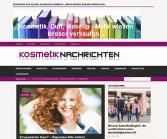 Kosmetiknachrichten.de(kosmetiknachrichten) Screenshot