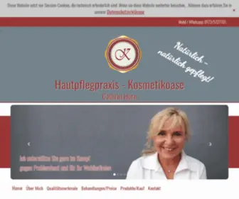 Kosmetikoase-Online.de(Kosmetikstudio Horn in Radebeul bei Dresden) Screenshot